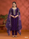 Sitarah 709 Vichitra Silk With Heavy Embroidery Stitch Work Dress Material Wholesalers In Delhi
